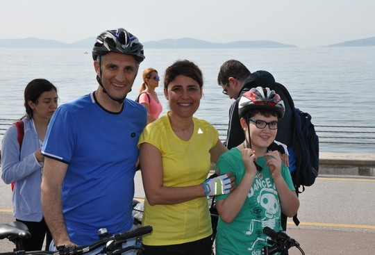 Yapı Kredi Bisiklet Ailesi ilk etabı geçti...