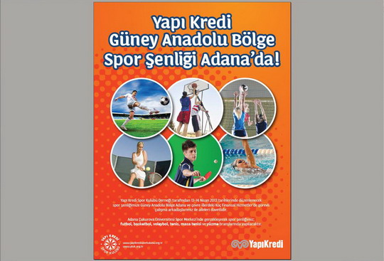 Yapı Kredi Güney Anadolu Bölge Spor Şenliği Adana’da başlıyor.