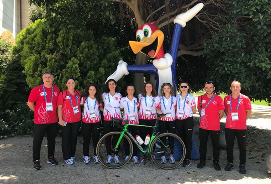 Başarılı sporcularımızdan Esin Yılmaz Türk Milli takımında