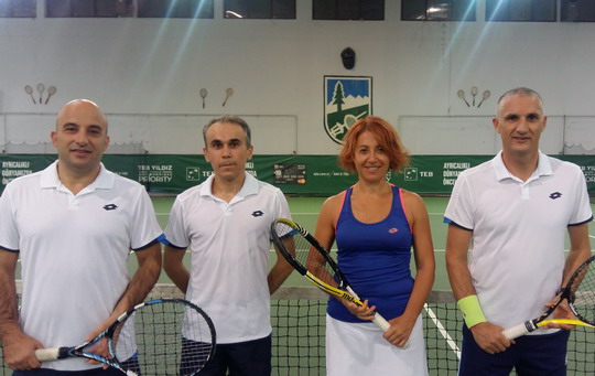 Bankalararası Tenis Turnuvası sona erdi.