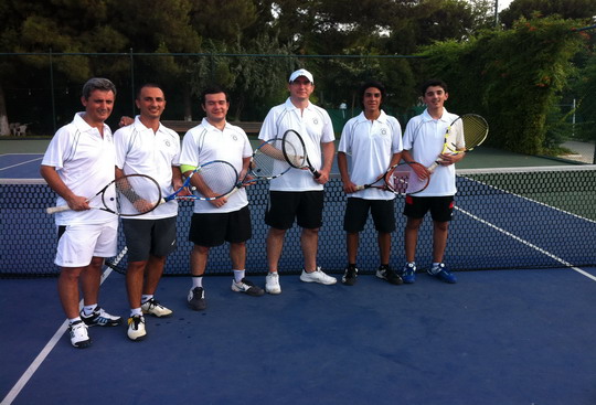 Türkiye 2. Lig Tenis müsabakaları 6-10 Ağustos 2012 tarihlerinde gerçekleştirildi.