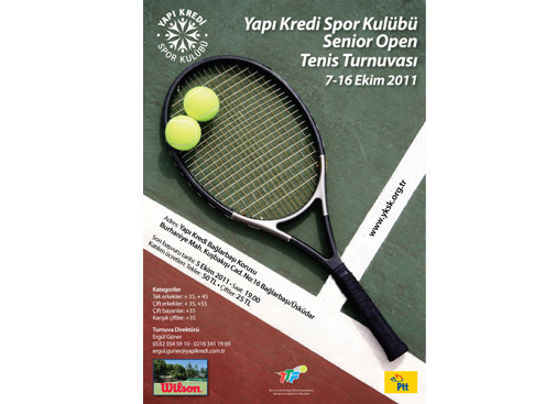 YKSK Senior Open Tenis Turnuvası 7 Ekim’de başlıyor