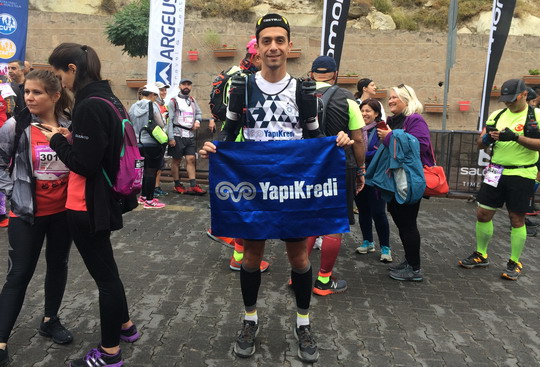 Sporcumuz Emre Üçüncüoğlu Kapadokya Ultra Maratonu'nda koştu.