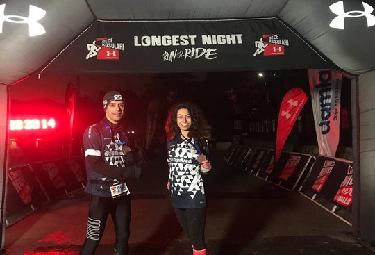Atletlerimiz Under Armour Longest Night / Run or Ride’da yarıştılar.