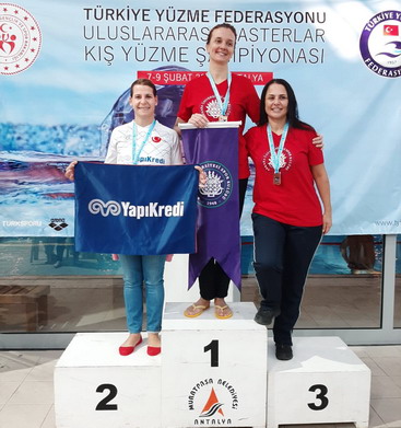 Yüzme Takımımız Masterlar Kış Şampiyonası’ndan madalyalarla döndü!