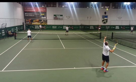 Bankalararası Tenis Turnuvası sona erdi.