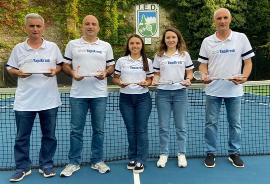 Bankacılar tenis turnuvası sona erdi.