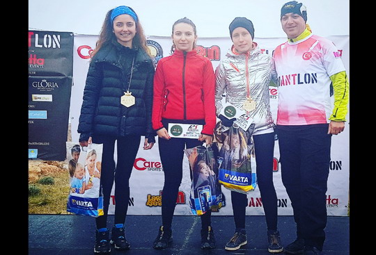 Yılın son Duatlon yarışında Esin Yılmaz da vardı...