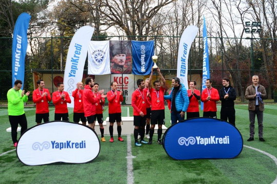 Yapı Kredi Futbol Turnuvasında Şampiyonlar belli oldu.