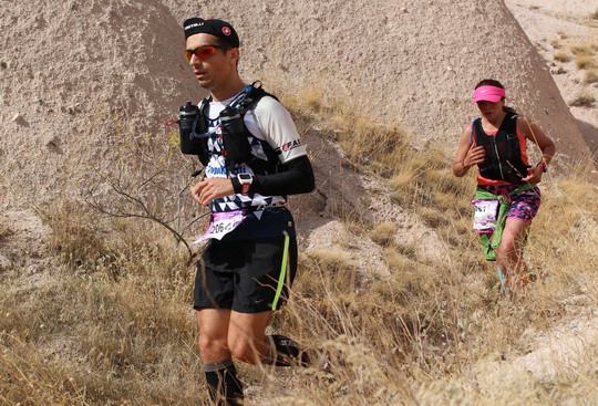 Sporcumuz Emre Üçüncüoğlu Kapadokya Ultra Maratonu'nda koştu.