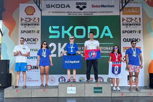 Yüzme takımı sporcularımız Marmaris AquaChallenge yüzme yarışlarından toplam 17 madalya ile döndü!