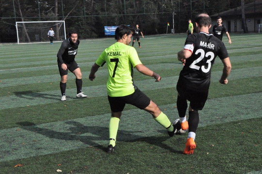 Futbol turnuvasında heyecan devam ediyor.