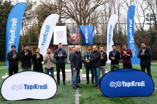 Yapı Kredi Futbol Turnuvasında Şampiyonlar belli oldu.