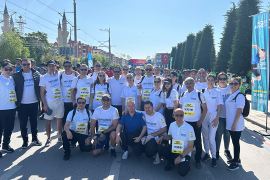 Konya Yarı Maratonu’da Gönüllülerimiz Sobe Vakfı için koştu.
