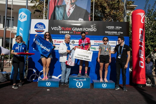 Bisikletçilerimizin Veloturk Gran Fondo Çeşme Yarışları.