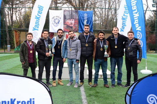 Yapı Kredi Futbol Turnuvasında Şampiyonlar belli oldu.
