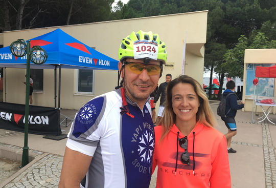 Sporcularımız Gelibolu Triatlonu’nda mücadele ettiler.