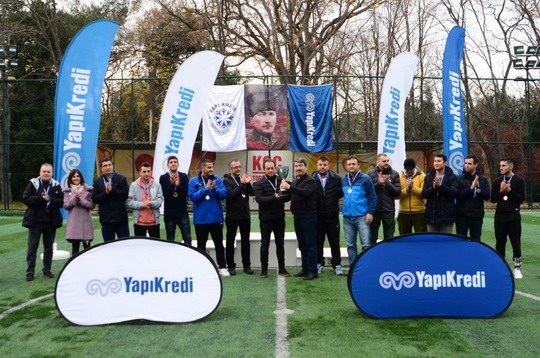 Yapı Kredi Futbol Turnuvasında Şampiyonlar belli oldu.