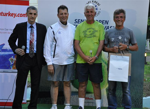 Yapı Kredi Spor Kulübü Senior Open Tenis Turnuvası sona erdi!