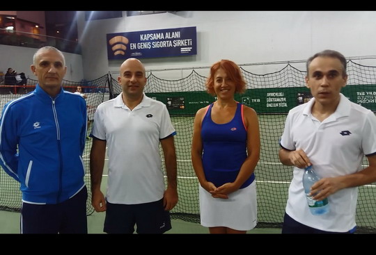 Bankalararası Tenis Turnuvası sona erdi.