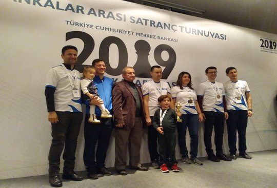Merkez Bankası Satranç Turnuvasından kupa ile döndük!