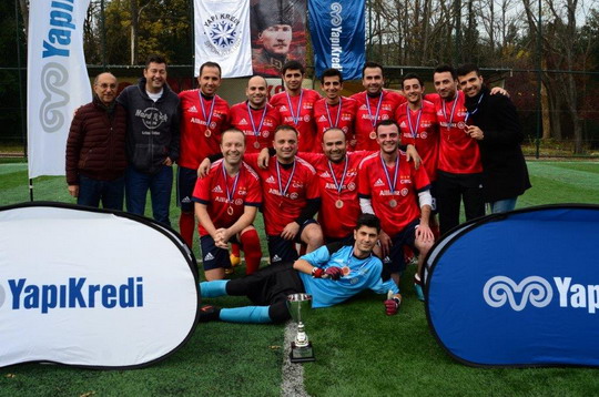 Yapı Kredi Futbol Turnuvasında Şampiyonlar belli oldu.