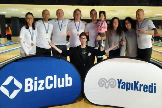 İstanbul BizClub Bowling Turnuvasını üç ayrı salonda gerçekleştirdik