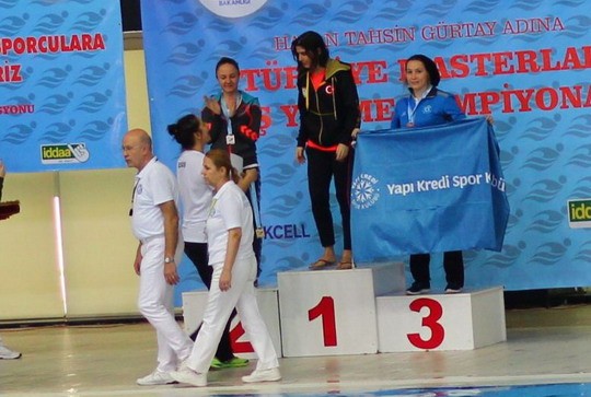 Yüzme Takımımız Masterlar Kış Yüzme Şampiyonası’nda yine kürsüde!