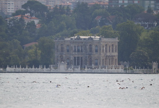 Yüzücülerimiz Uluslararası İstanbul Boğaz Yarışında...
