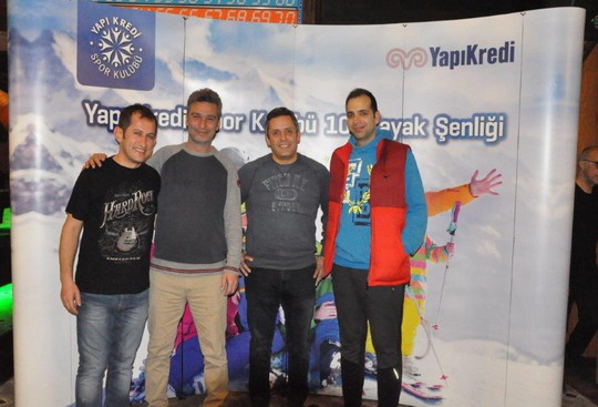 Yapı Kredi Spor Kulübü 10. Kayak Şenliği tamamlandı.