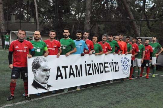 Futbol turnuvasında heyecan devam ediyor.