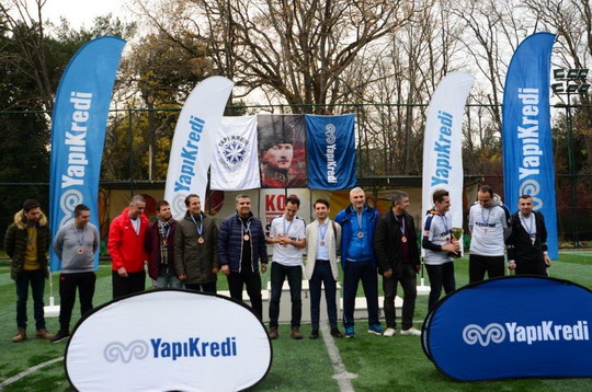 Yapı Kredi Futbol Turnuvasında Şampiyonlar belli oldu.