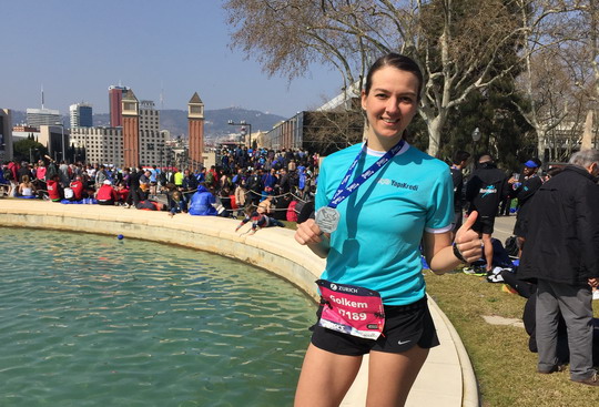 Gölkem Fidan Barselona Maratonu’nu başarı ile tamamladı ...