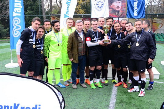 Yapı Kredi Futbol Turnuvasında Şampiyonlar belli oldu.