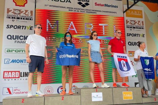 Yüzme takımı sporcularımız Marmaris AquaChallenge yüzme yarışlarından toplam 17 madalya ile döndü!