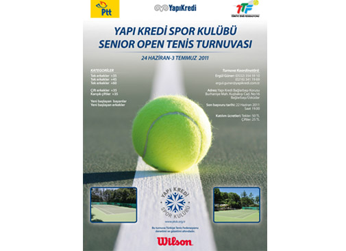 YKSK Senior Open Tenis Turnuvası başlıyor