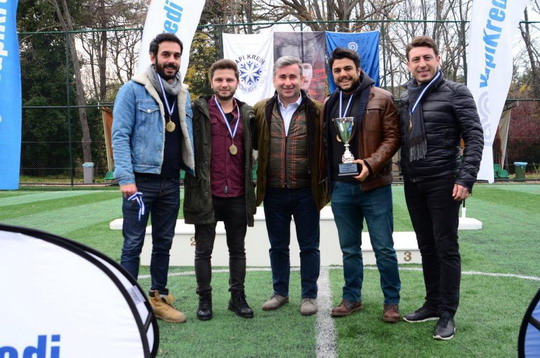 Yapı Kredi Futbol Turnuvasında Şampiyonlar belli oldu.