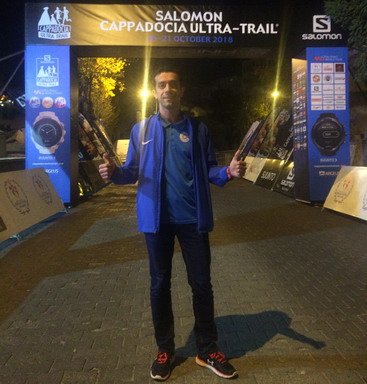 Sporcumuz Emre Üçüncüoğlu Kapadokya Ultra Maratonu'nda koştu.