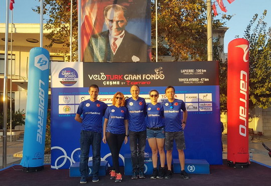 Bisikletçilerimizin Veloturk Gran Fondo Çeşme Yarışları.