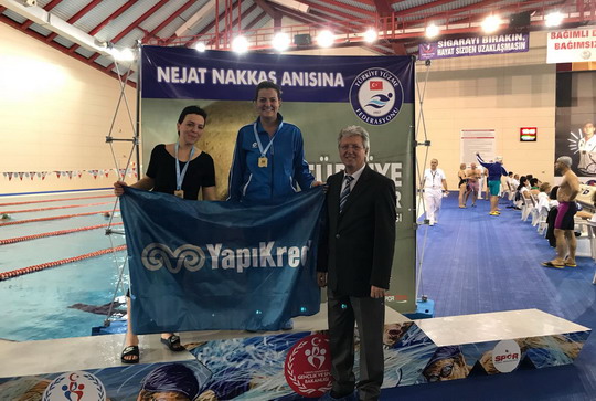 Yapı Kredi Yüzme Takımı Masterlar Kış Yüzme Şampiyonası’nda yine kürsüde...