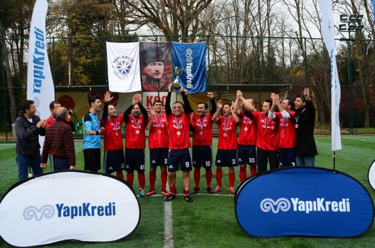 Yapı Kredi Futbol Turnuvasında Şampiyonlar belli oldu.