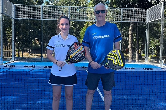 Padel takımımız 1. Çiftler Padel Turnuvası’nda üçüncü oldu.