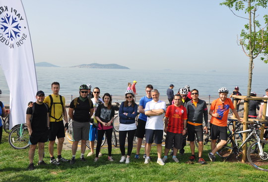 Yapı Kredi Bisiklet Ailesi ilk etabı geçti...