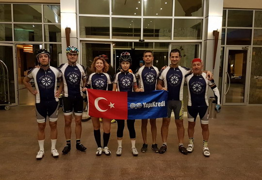 Bisikletçilerimizin Veloturk Gran Fondo Çeşme Yarışları.