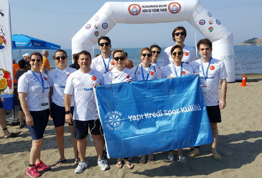 Yüzücülerimiz Caretta Caretta’lar için kulaç attı...