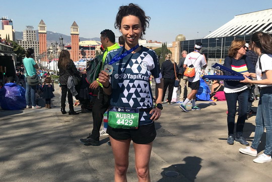 Barselona Maratonunda Bizden Biri...