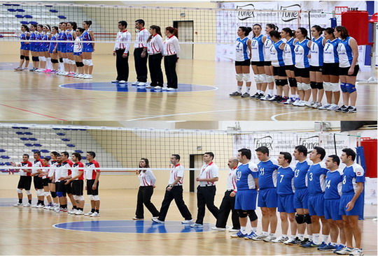 “Voleybol”da çifte galibiyet...