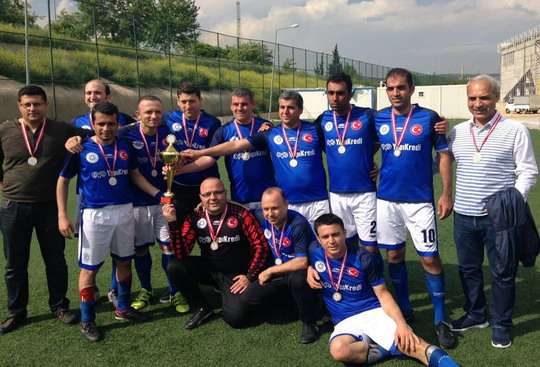 Gaziantep Bankalararası Futbol Turnuvası’nda Şampiyon Yapı Kredi!