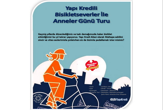 Bisikletseverler ile Anneler Günü Turu