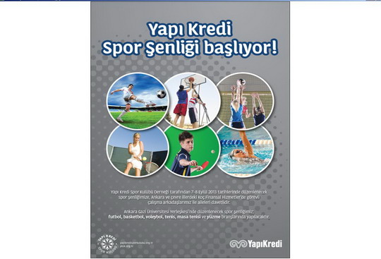 Ankara'da YKB Spor Şenlikleri başlıyor...